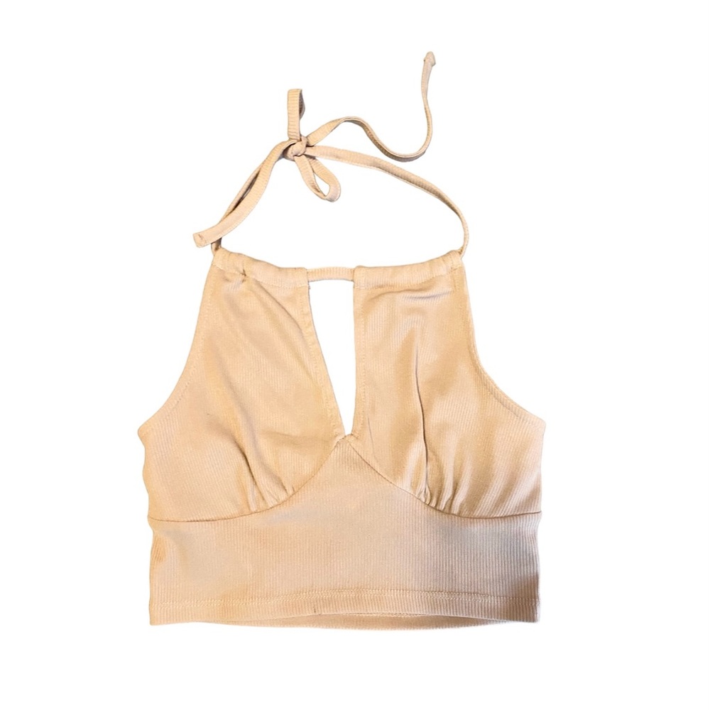 Cotton:ON Blush Pink Halter Crop Top
